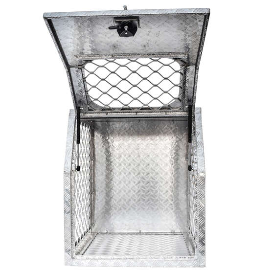 ToolPRO Dog Box - Modular, Aluminium Checker Plate, , scanz_hi-res