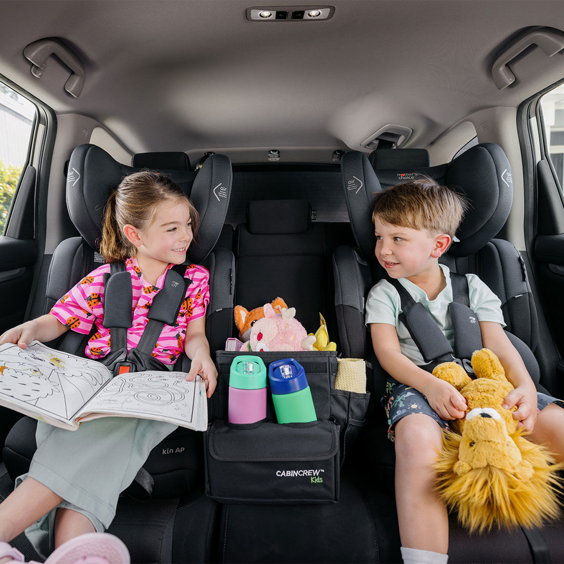 Cabin Crew Kids Backseat Organiser Black, , scanz_hi-res