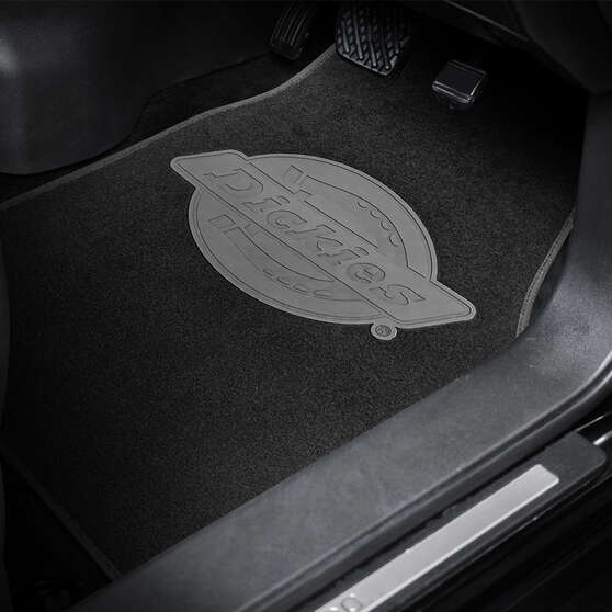 Dickies Carpet OG Logo Floor Mats Black Set Of 4, , scanz_hi-res