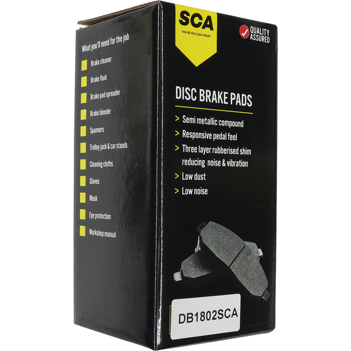 SCA Disc Brake Pads DB1802SCA, , scanz_hi-res