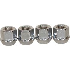 Calibre Wheel Nuts, Tapered Open End, Chrome - OEN12125, 12mm x 1.25mm, , scanz_hi-res