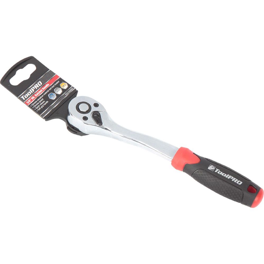 ToolPRO Ratchet Handle 3/8" Drive Soft Grip Supercheap Auto New Zealand