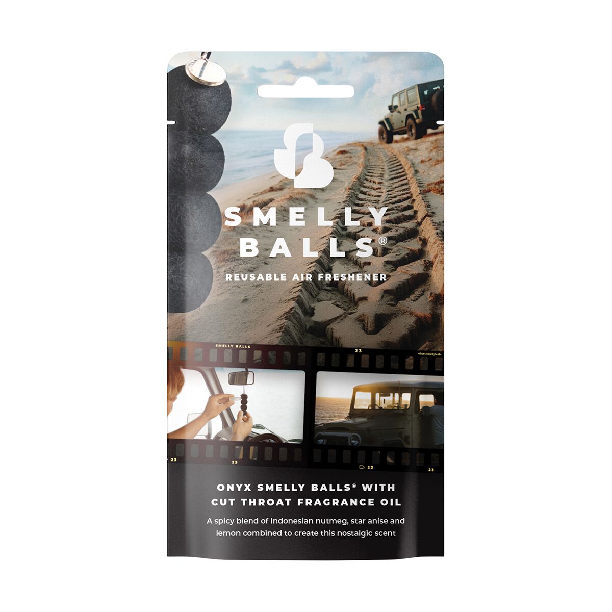 Smelly Balls Air Freshener Set Onyx Cut Throat 5ml, , scanz_hi-res