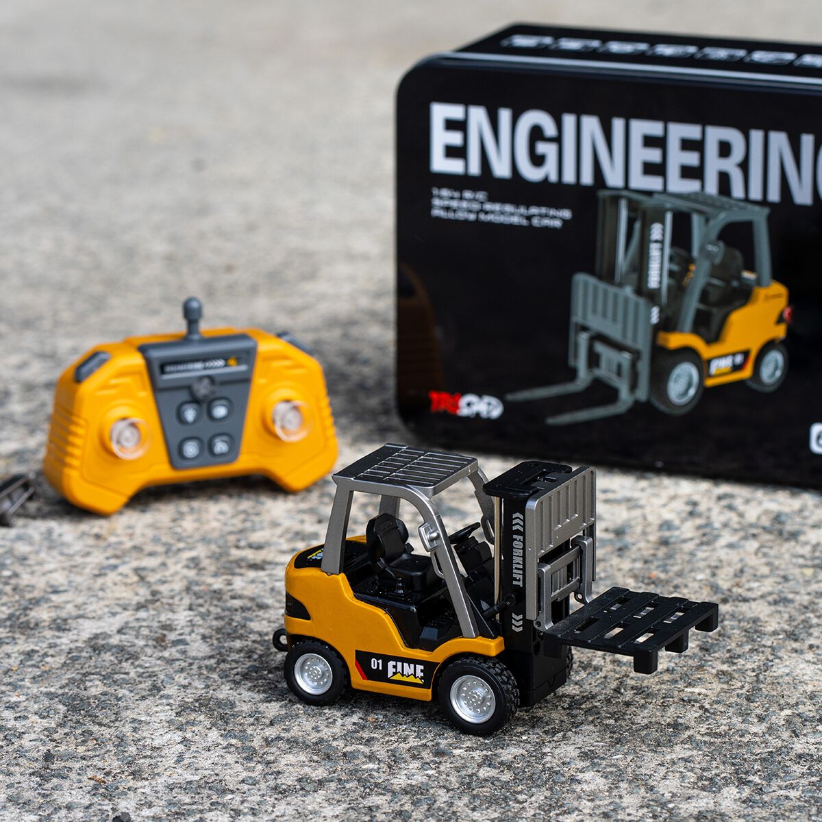 Remote Control 1:64 Forklift with Storage Box, , scanz_hi-res