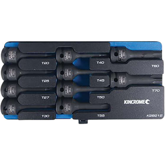 Kincrome Impact TORX Socket Set 1/2" Drive 10 Piece, , scanz_hi-res