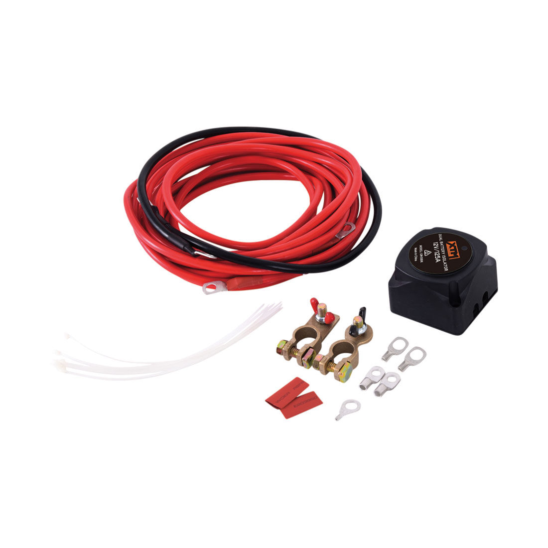 XTM 12V 125Amp Dual Battery Isolator Kit, , scanz_hi-res
