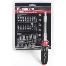 ToolPRO Screwdriver Bit Set - Flexible, 31 Piece, , scanz_hi-res