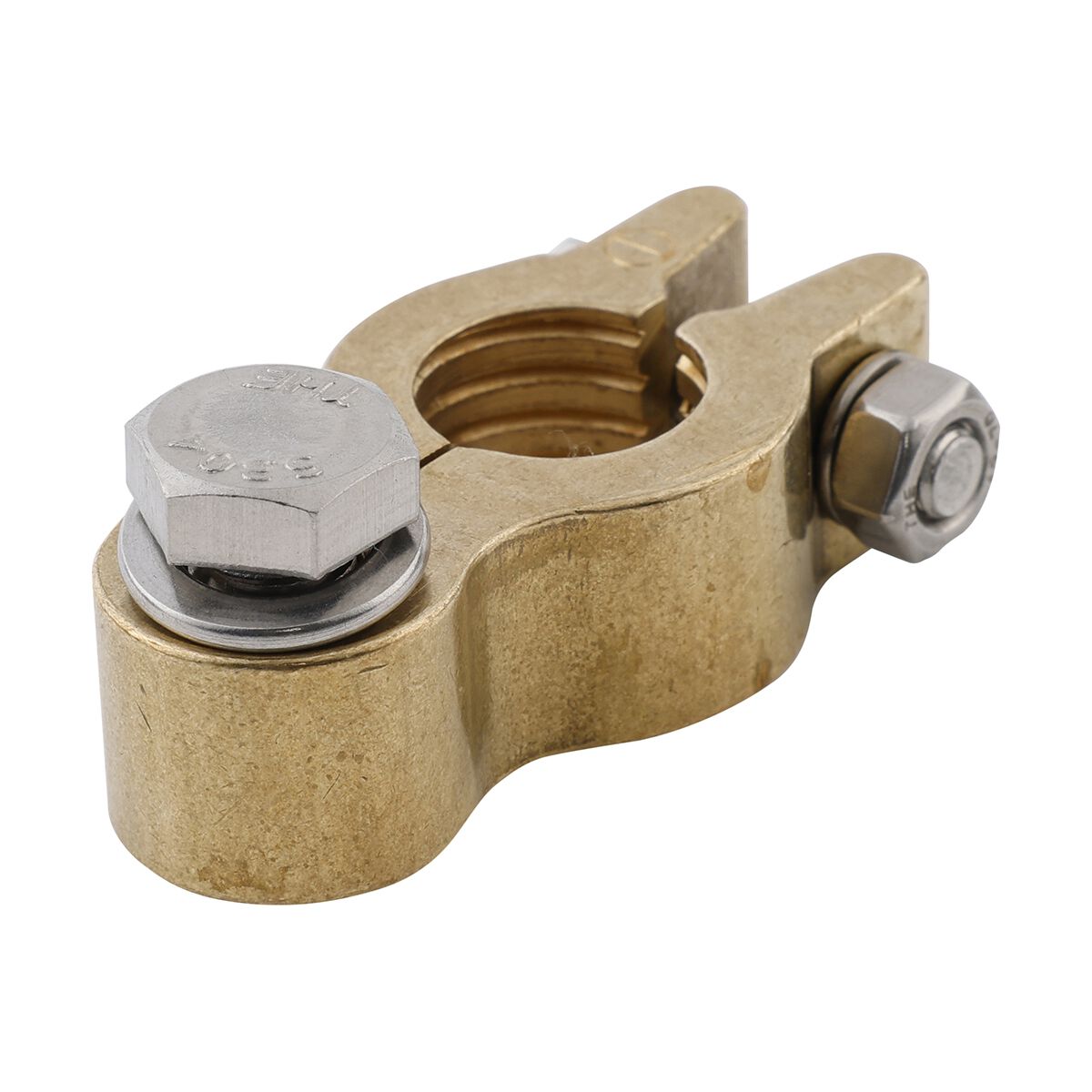 Century Battery Terminal Forged Brass Heavy Duty Bolt Type Negative, , scanz_hi-res