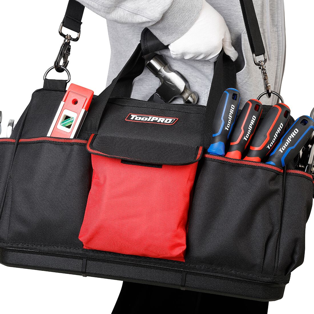 ToolPRO Large Mouth Tool Bag 460mm, , scanz_hi-res