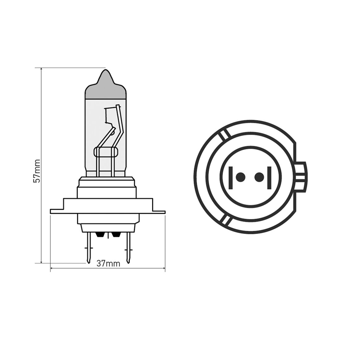 SCA Headlight Globe - H7 12V 55W, , scanz_hi-res