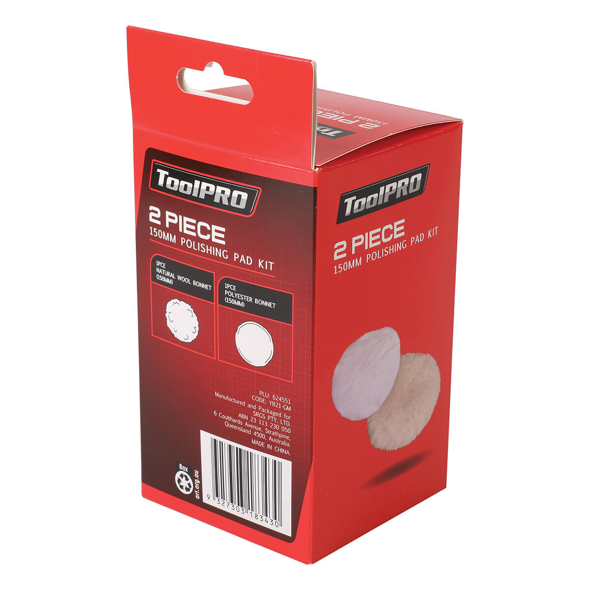 ToolPRO Polishing Pad Kit 150mm 2pc, , scanz_hi-res
