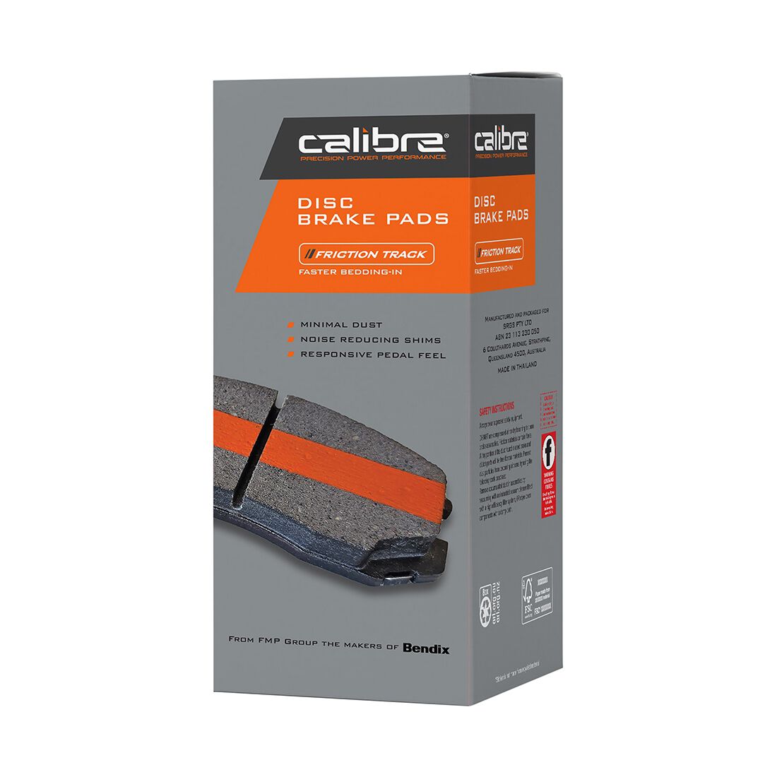 Calibre Disc Brake Pad DB2227CAL, , scanz_hi-res