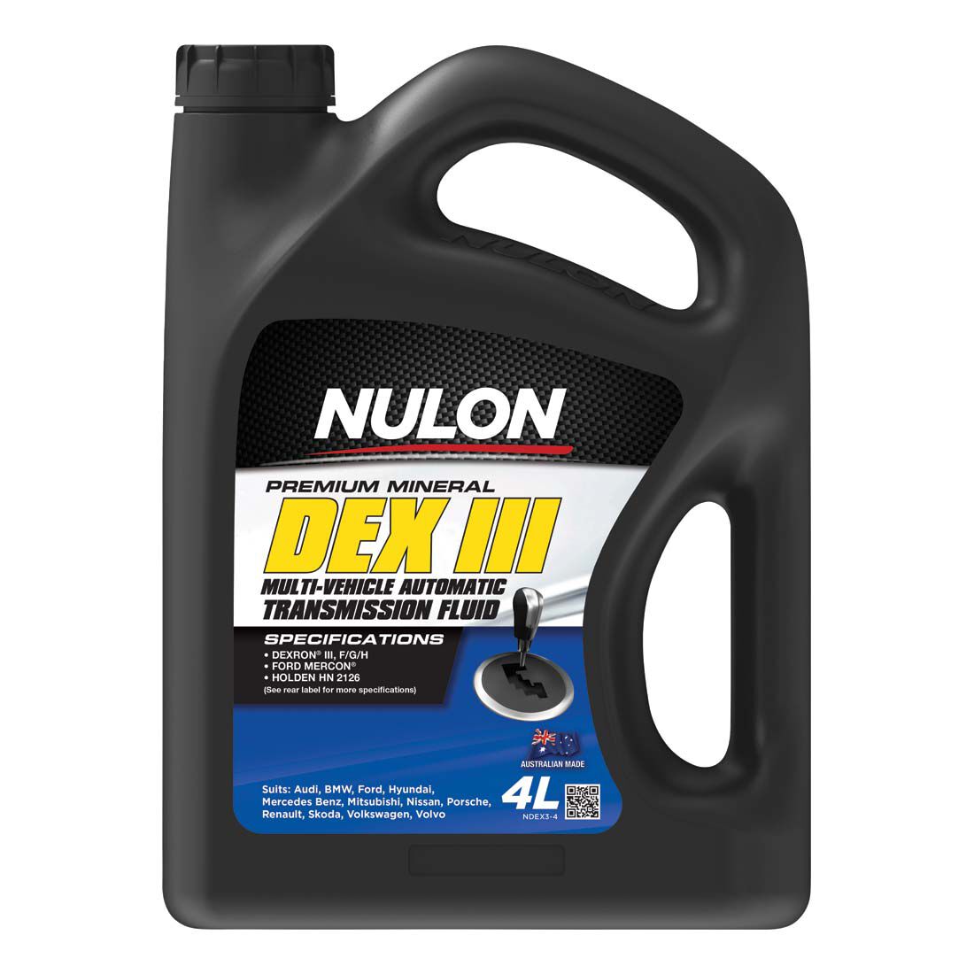 Nulon ATF DX-III Automatic Transmission Fluid 4 Litre, , scanz_hi-res