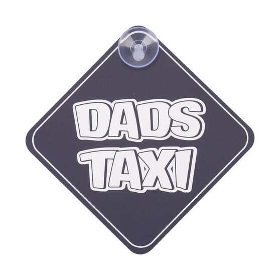 Cabin Crew Kids Dads Taxi Sign, , scanz_hi-res