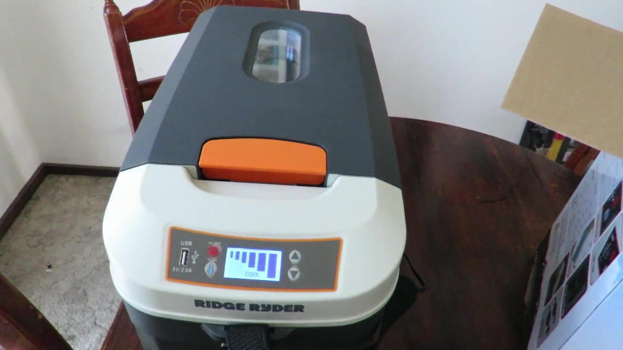 Ridge Ryder Travelkool Thermocooler Control Panel