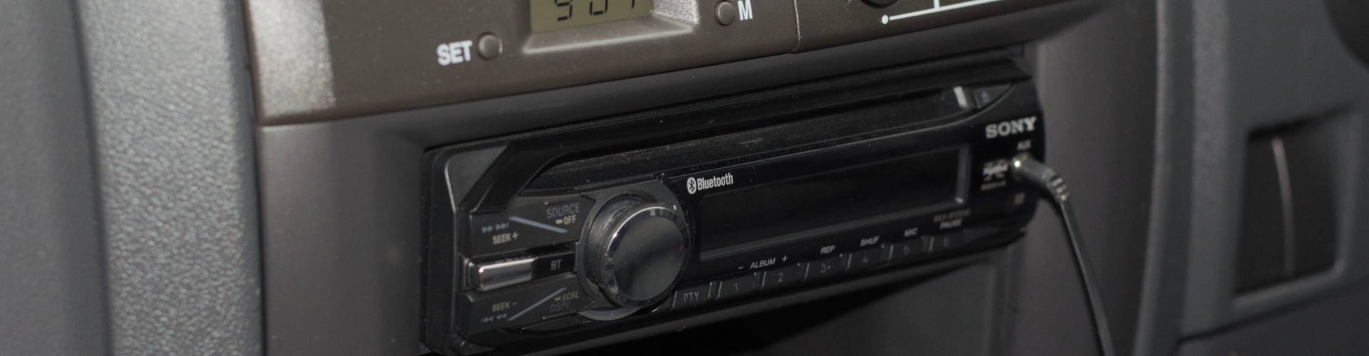 Head unit in modern vehicle