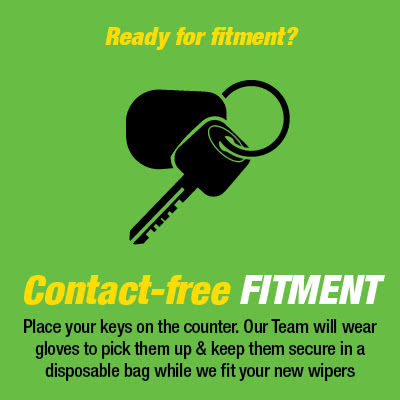 We will fit your products while you wait safely