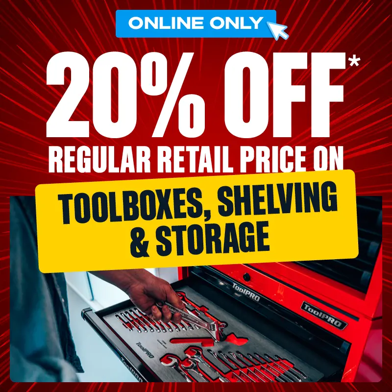 Toolboxes & storage