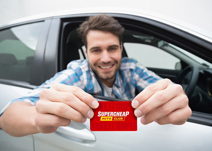 Customer
holding Club Card