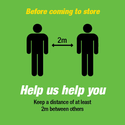 Keep 1.5m distance from others