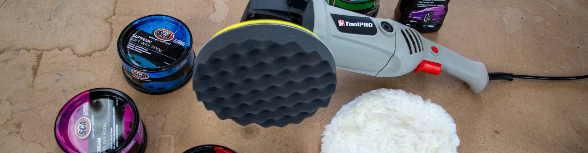 Polisher and accessories