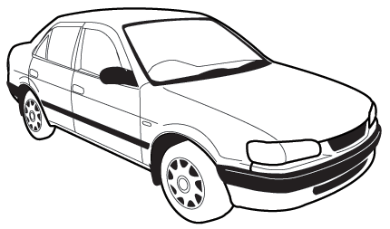 Как нарисовать toyota corolla